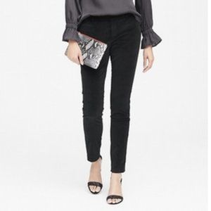 LIKE NEW Banana Republic Black Velvet Sloan Pants